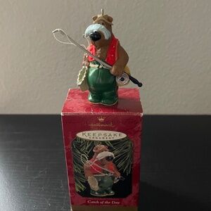 Hallmark Keepsake Christmas Ornament Catch of the Day 1997 Fishing